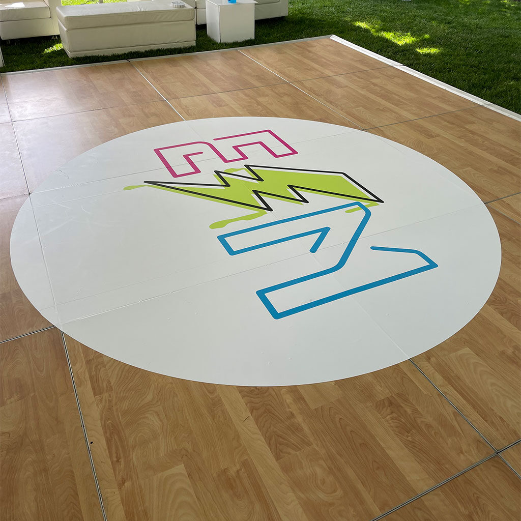 Aviance Event Branding & Printing - custom floor decal