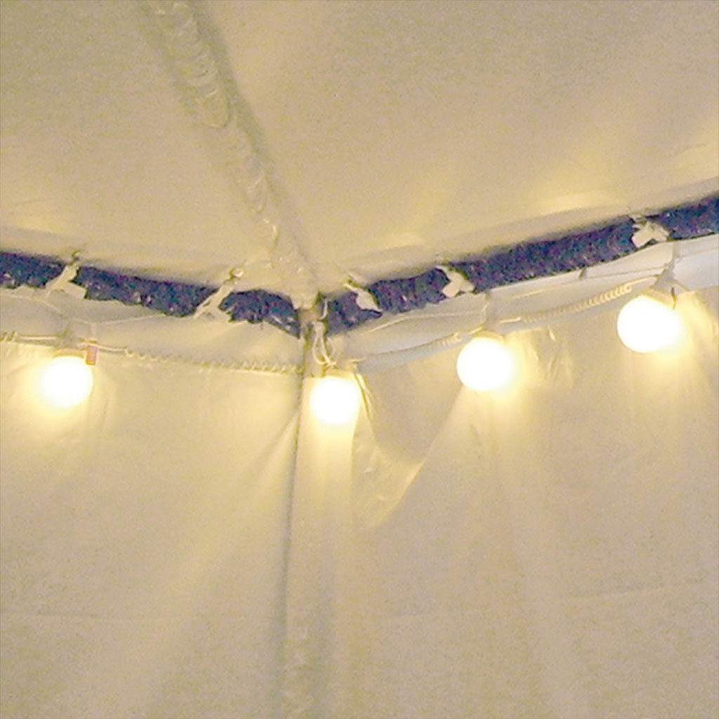 Tent globe lights