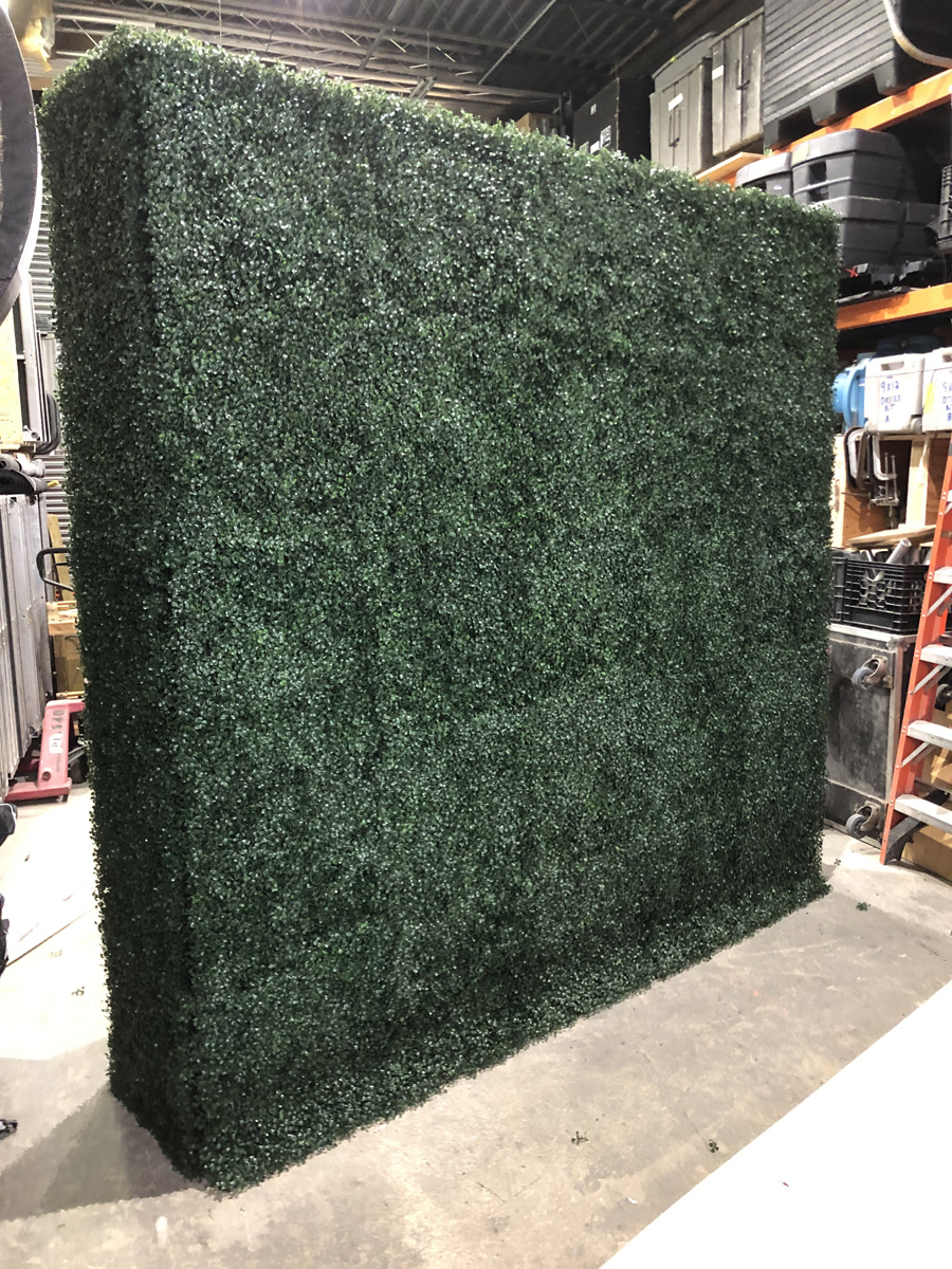 custom fabrication hedge wall