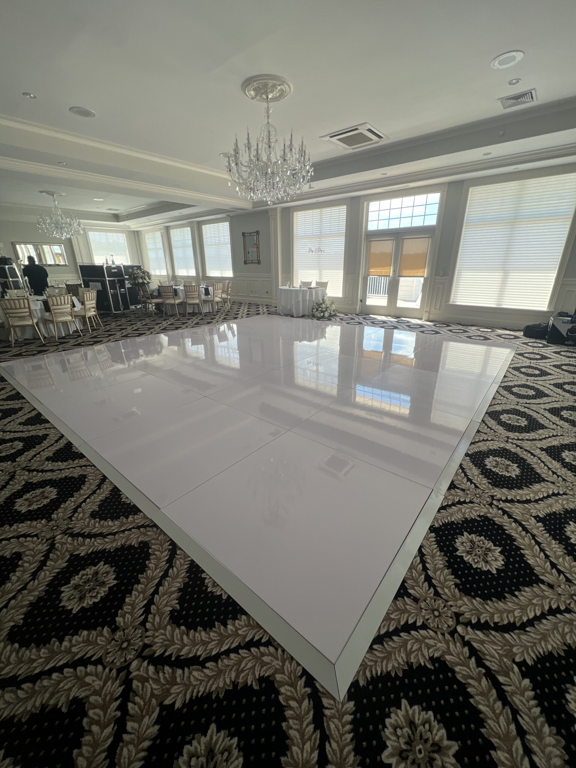 White Gloss Floor